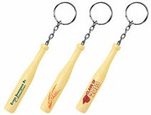 custom imprinted baseball key chains