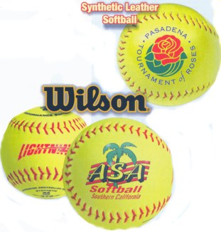 Softballs, 12 Wilson DeMarini (slowpitch) - Custom printed Wilson