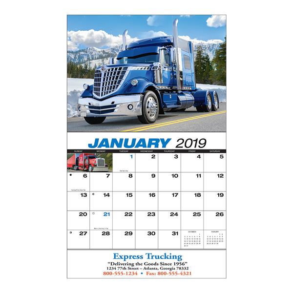 18-wheeler calendars