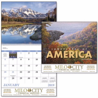 landscape of america calendars