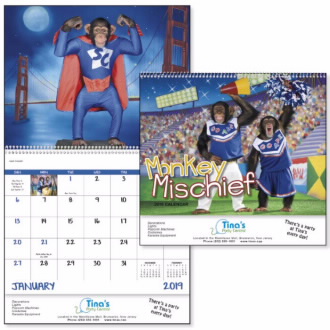 monkey mischief calendars