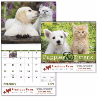 Puppies & Kittens calendars