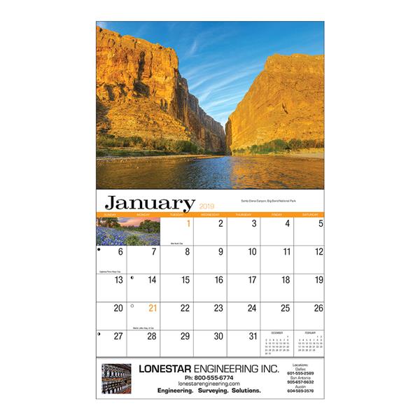 texas calendars