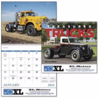 treasured trucks calendars